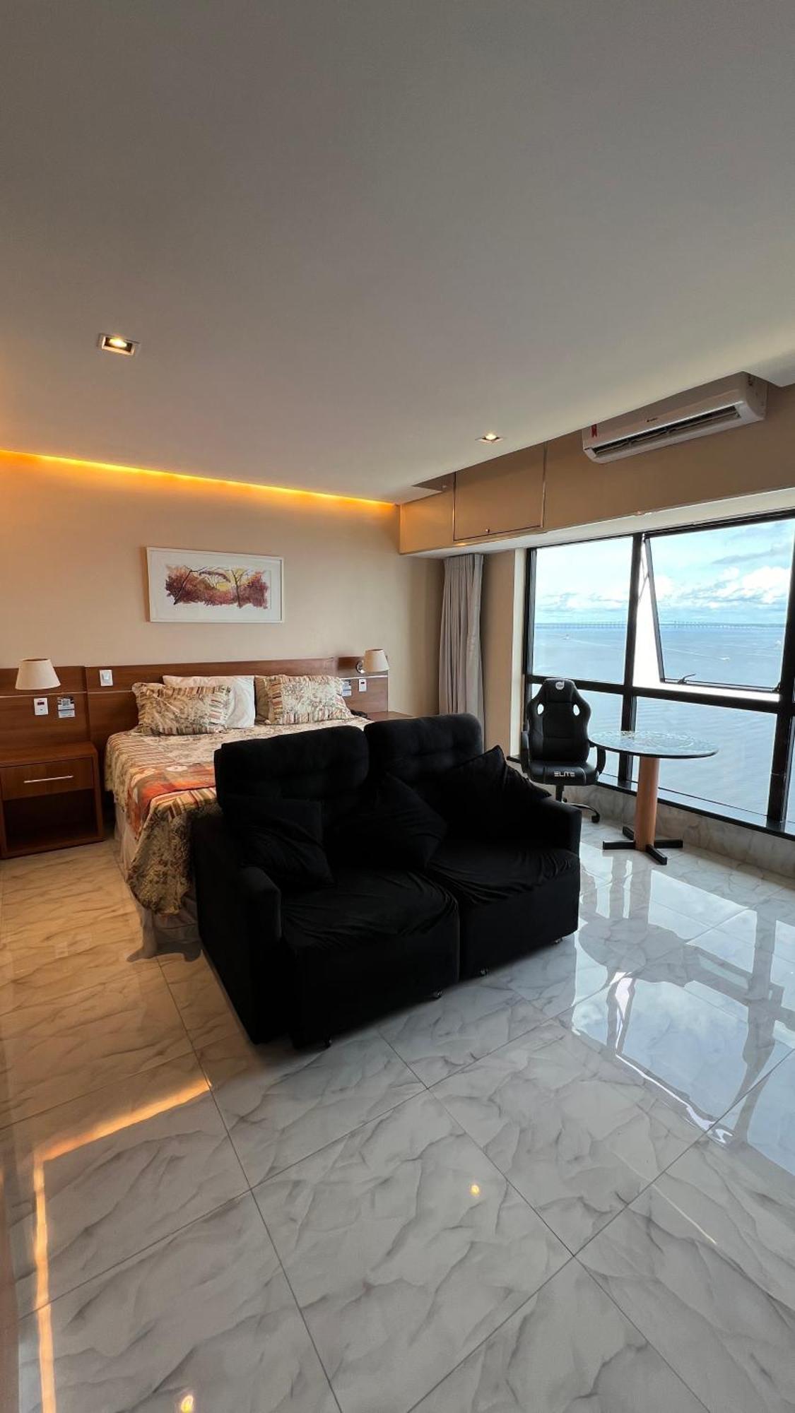 Flat No Condominio Do Edificio Tropical Executive E Residence Com Vista Para O Rio Nin Ngoại thất bức ảnh